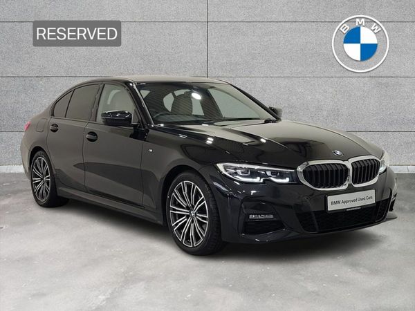 BMW 3-Series Saloon, Diesel Hybrid, 2021, Black