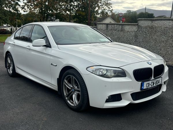 BMW 5-Series Saloon, Diesel, 2013, White