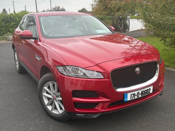 Jaguar F-Pace SUV, Diesel, 2017, Red