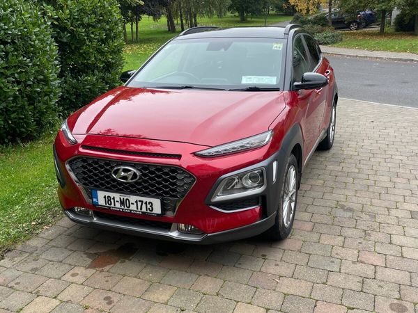 Hyundai KONA MPV, Petrol, 2018, Red