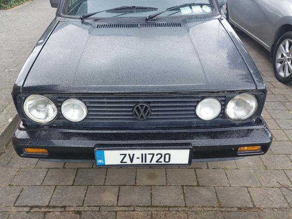Volkswagen Golf Convertible, Petrol, 1989, Black