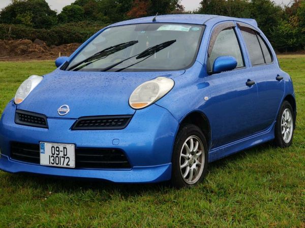 Nissan March Hatchback, Petrol, 2009, Blue