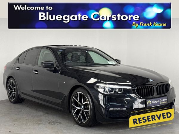 BMW 5-Series Saloon, Diesel, 2018, Black