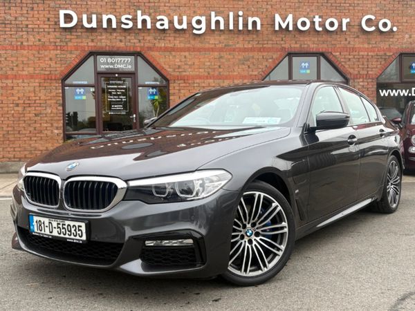 BMW 5-Series Saloon, Petrol Plug-in Hybrid, 2018, Grey