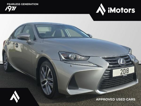 Lexus IS Saloon, Petrol Hybrid, 2018, Silver