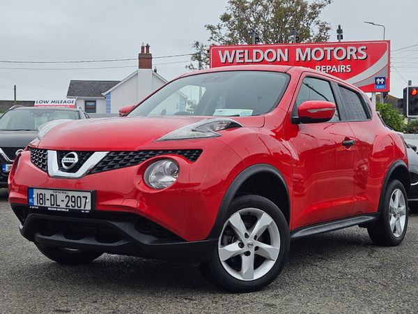 Nissan Juke Hatchback, Petrol, 2018, Red