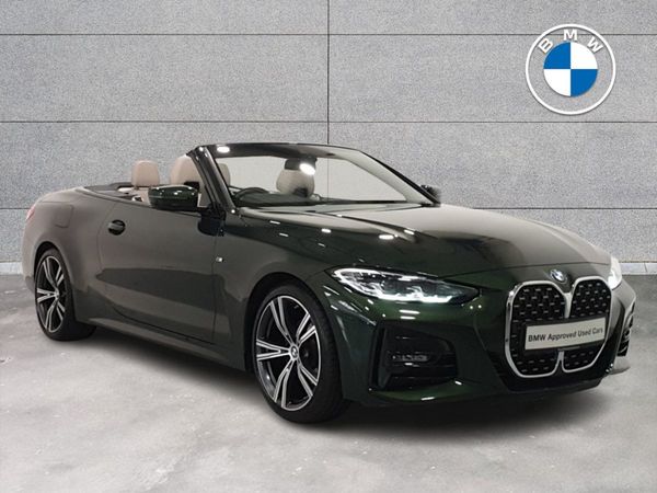 BMW 4-Series Cabriolet, Petrol, 2021, Green