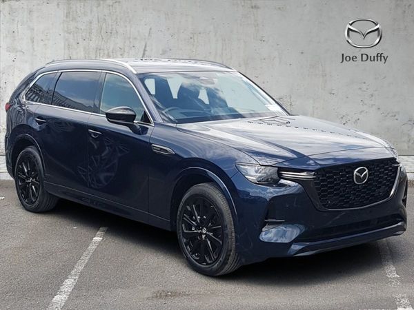 Mazda CX-80 SUV, Petrol Plug-in Hybrid, 2025, Blue