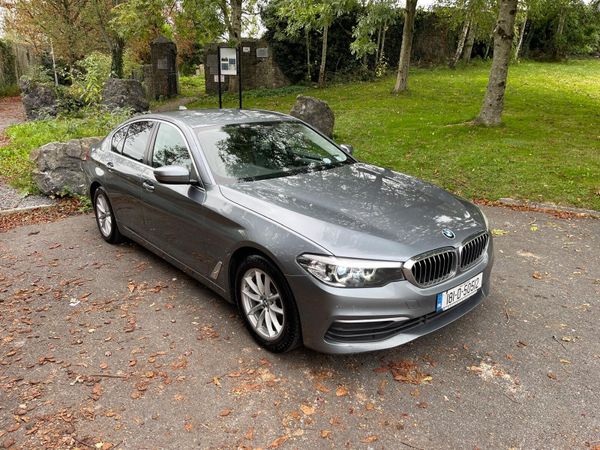 BMW 5-Series Saloon, Diesel, 2018, Blue
