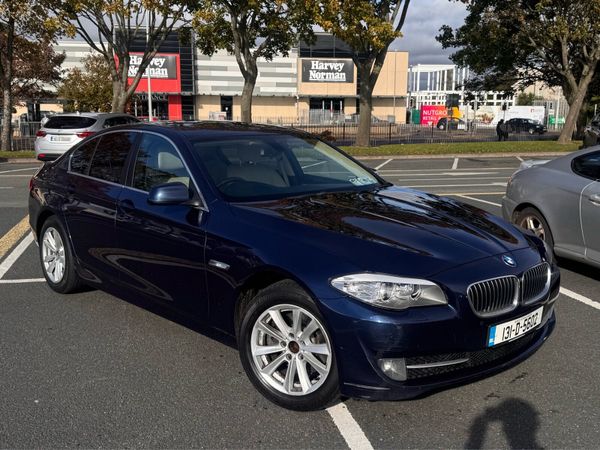 BMW 5-Series Saloon, Diesel, 2013, Blue