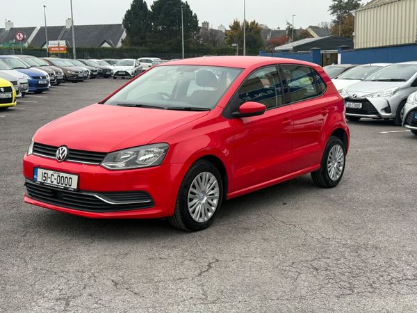 Volkswagen Polo Hatchback, Petrol, 2015, Red