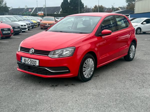 Volkswagen Polo Hatchback, Petrol, 2016, Red