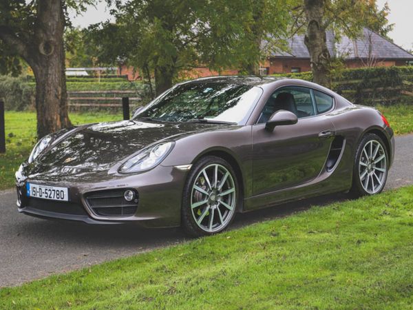 Porsche Cayman Coupe, Petrol, 2015, Brown