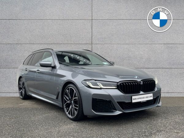 BMW 5-Series Estate, Diesel Hybrid, 2024, Grey