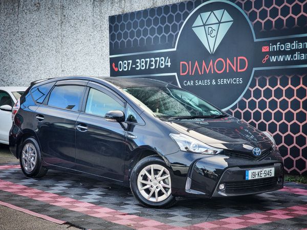 Toyota Prius MPV, Petrol Hybrid, 2019, Black
