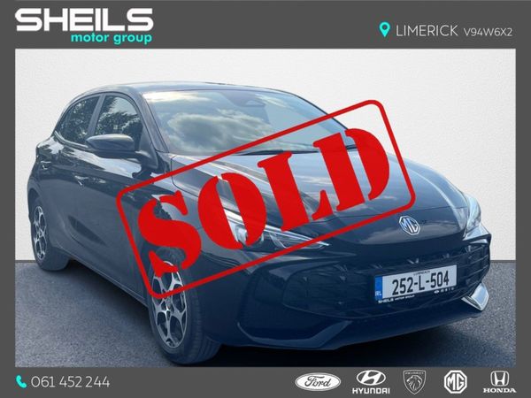 MG MG3 Hatchback, Petrol Hybrid, 2025, Black