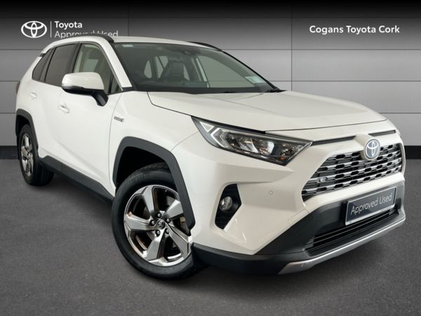 Toyota RAV4 SUV, Petrol Hybrid, 2019, White