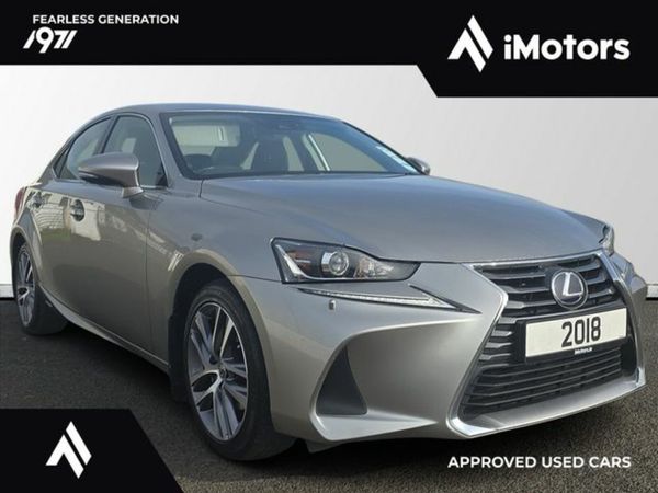 Lexus IS Saloon, Petrol Hybrid, 2018, Silver