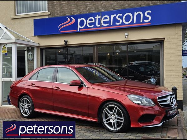 Mercedes-Benz E-Class Saloon, Diesel, 2014, Red