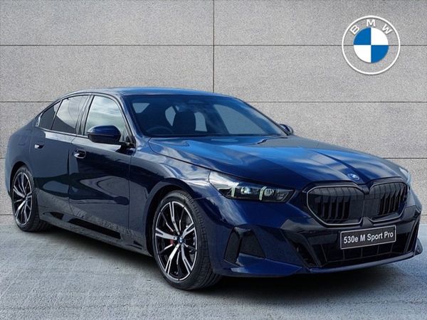 BMW 5-Series Saloon, Petrol Plug-in Hybrid, 2026, Blue