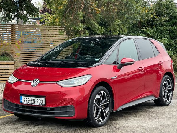 Volkswagen ID.3 Hatchback, Electric, 2022, Red