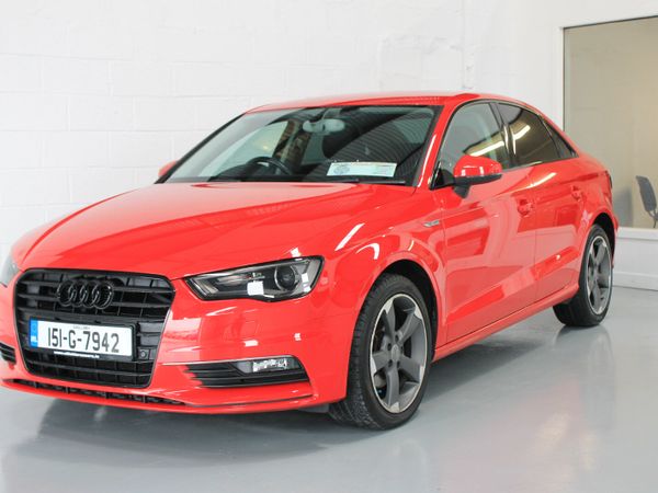 Audi A3 Saloon, Petrol, 2015, Red