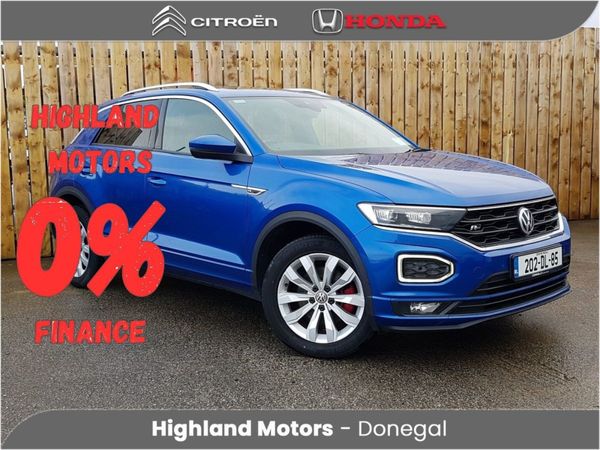Volkswagen T-Roc SUV, Petrol, 2020, Blue