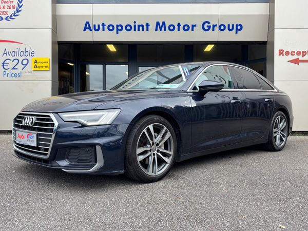 Audi A6 Saloon, Diesel, 2020, Blue