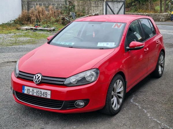 Volkswagen Golf Hatchback, Diesel, 2010, Red