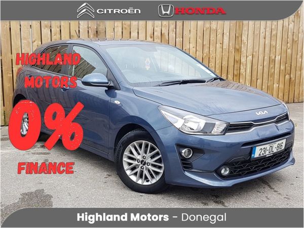 Kia Rio Hatchback, Petrol, 2023, Blue