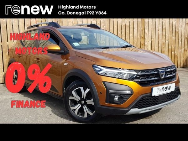 Dacia Sandero Stepway Hatchback, Petrol, 2022, Orange