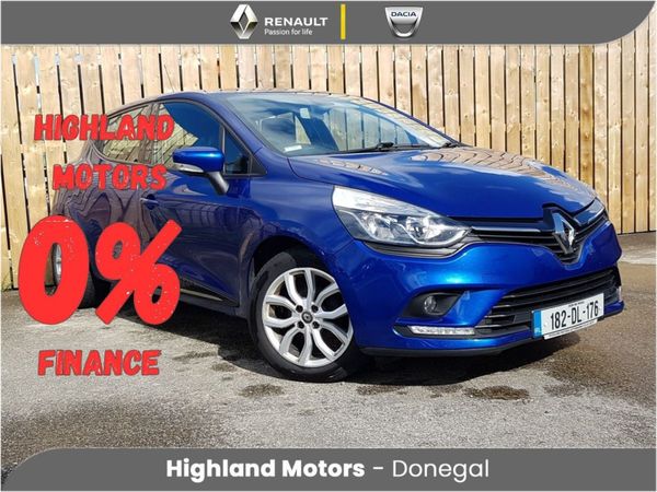 Renault Clio Hatchback, Petrol, 2018, Blue