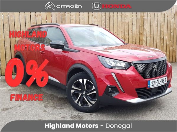 Peugeot 2008 MPV, Petrol, 2022, Red