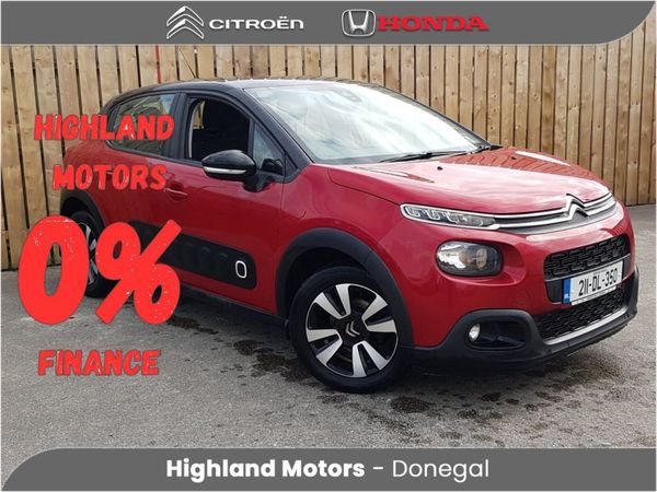 Citroen C3 Hatchback, Petrol, 2021, Red