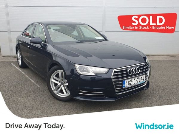Audi A4 Saloon, Diesel, 2016, Blue