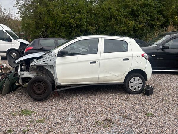 Mitsubishi Mirage Hatchback, Petrol, 2013, White