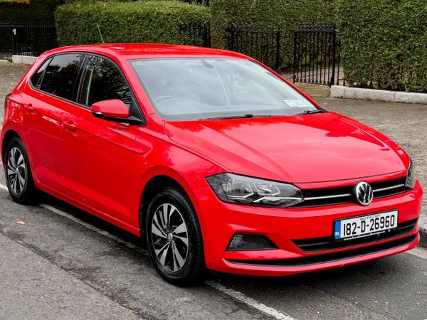 Volkswagen Polo Hatchback, Petrol, 2018, Red