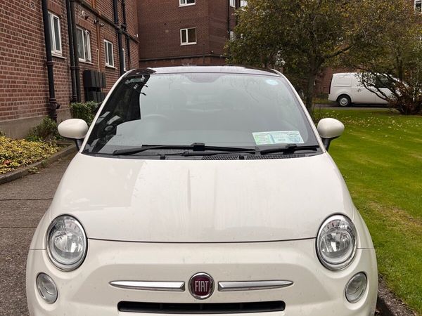Fiat 500 Hatchback, Petrol, 2014, White