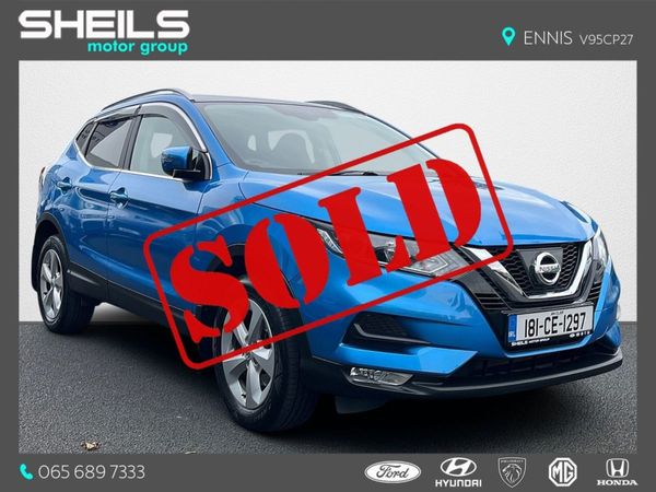Nissan Qashqai SUV, Petrol, 2018, Blue