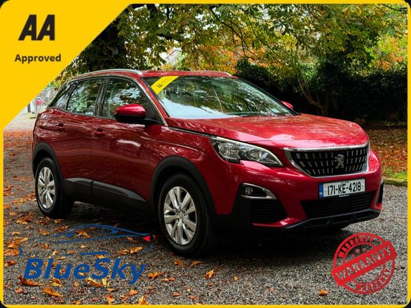 Peugeot 3008 SUV, Diesel, 2017, Red
