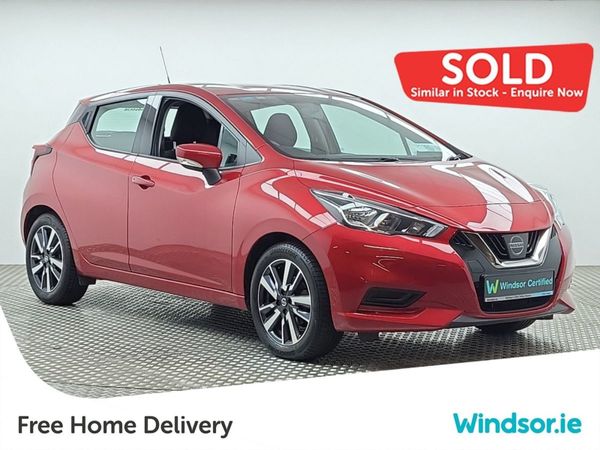 Nissan Micra Hatchback, Petrol, 2019, Red