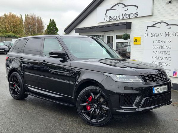 Land Rover Range Rover Sport Estate, Petrol Plug-in Hybrid, 2020, Black