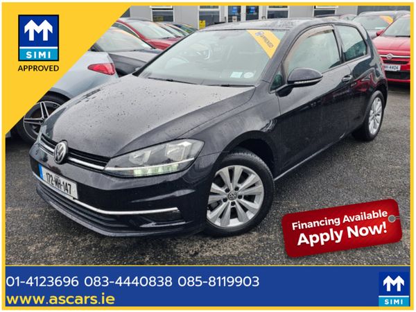Volkswagen Golf Hatchback, Diesel, 2017, Black