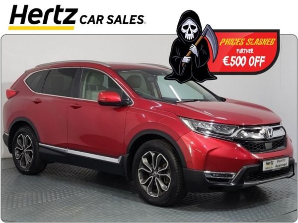Honda CR-V SUV, Petrol Hybrid, 2022, Red
