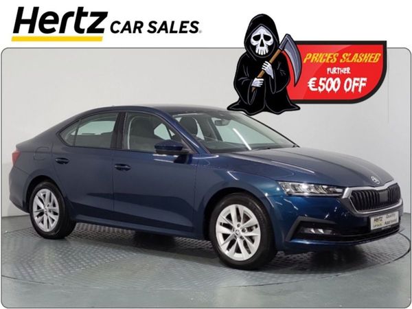 Skoda Octavia Saloon, Petrol, 2024, Blue