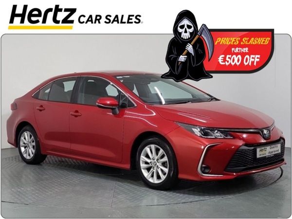 Toyota Corolla Saloon, Petrol Hybrid, 2023, Red