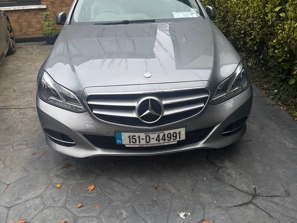 Mercedes-Benz E-Class Saloon, Diesel Hybrid, 2015, Silver