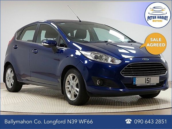 Ford Fiesta Hatchback, Petrol, 2015, Blue