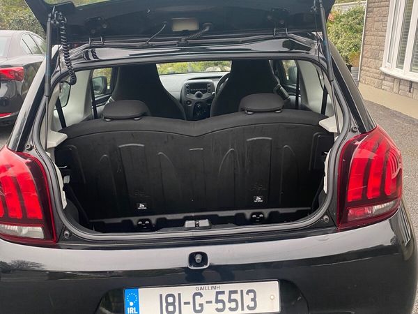 Peugeot 108 Hatchback, Petrol, 2018, Black