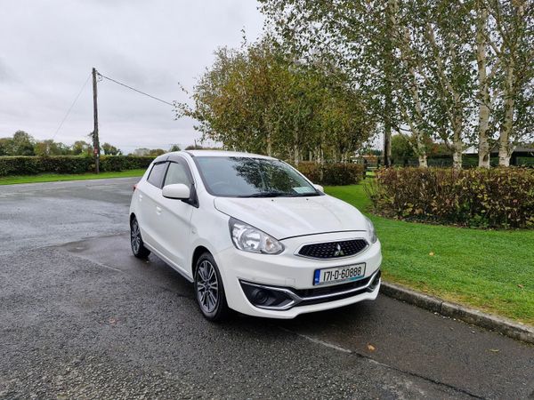 Mitsubishi Mirage Hatchback, Petrol, 2017, White